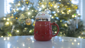 Snow Globe Holiday Mug
